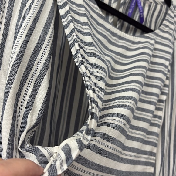 Seraphine women’s nursing Dress - size 14 - striped - 100% cotton - Picture 4 of 8